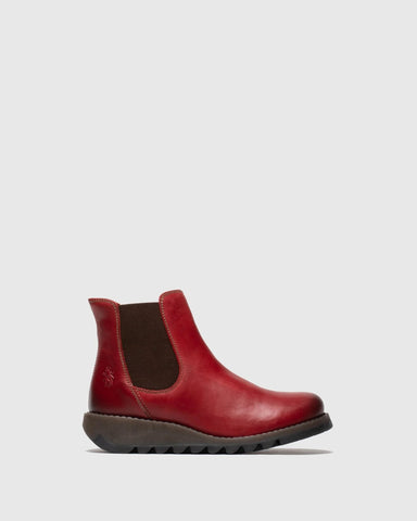 Botas Chelsea Vermelho SALV