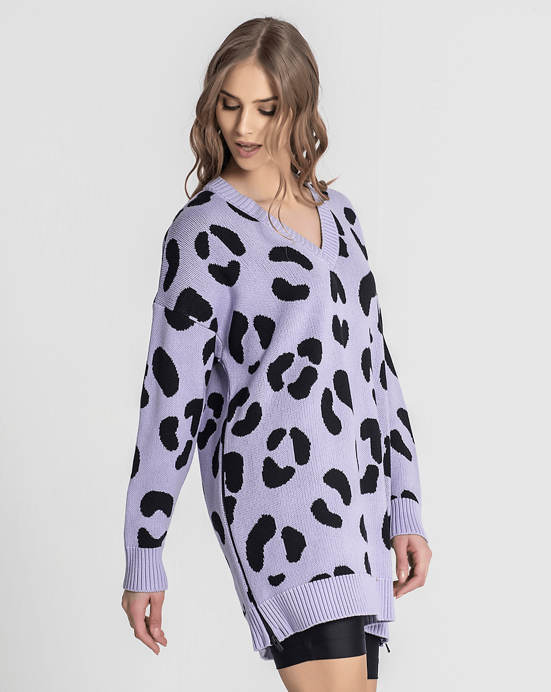 Camisola Animal print  Lavanda